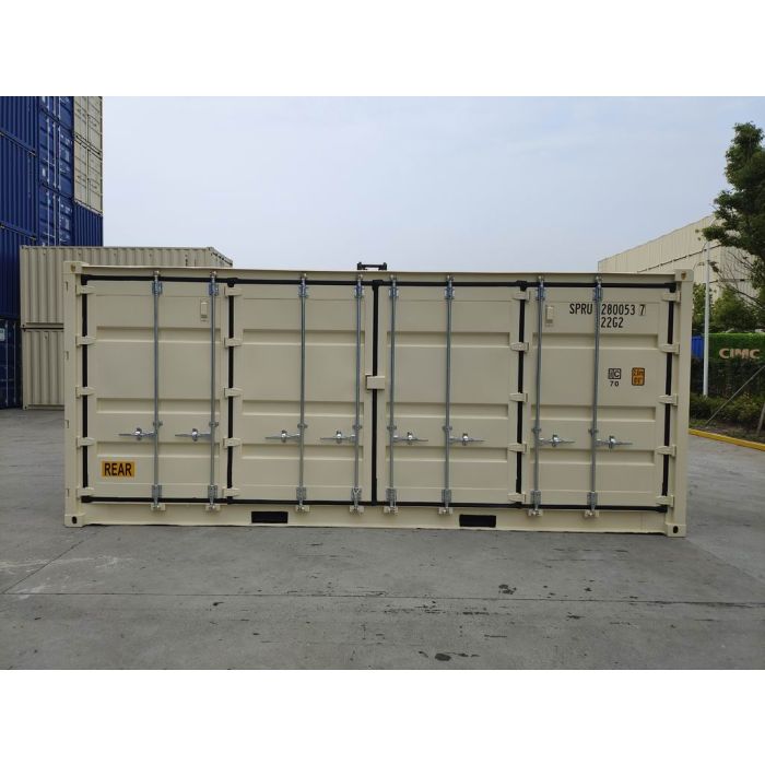 20' Single Trip (New), Standard Height Container with Open Side