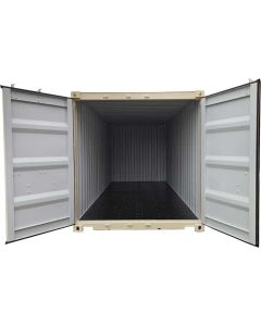 20&#039; Single Trip (New), Standard Height, Beige in Color with Forklift Pockets and Lockbox