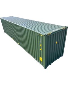 40&#039; Single Trip (New), High Cube, Dark Green in Color with Forklift Pockets and Lockbox