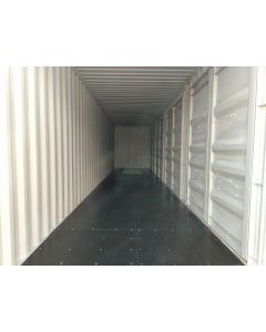 40&#039; Single Trip (New), High Cube with Side Doors, Light Gray in Color with Forklift Pockets and Lockbox
