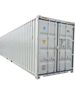 40&#039; Single Trip (New), High Cube, Light Gray in Color with Forklift Pockets and Lockbox